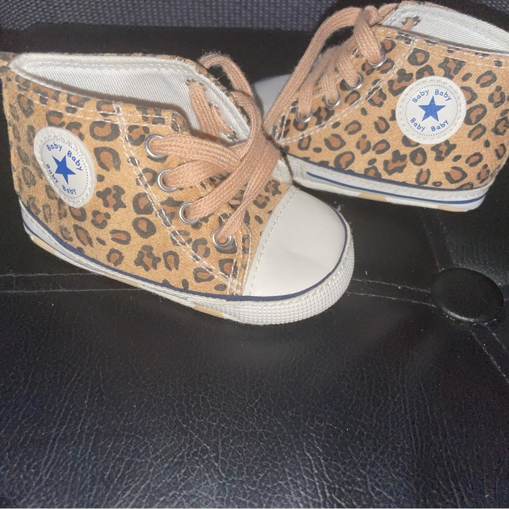 Cheetah print sneakers